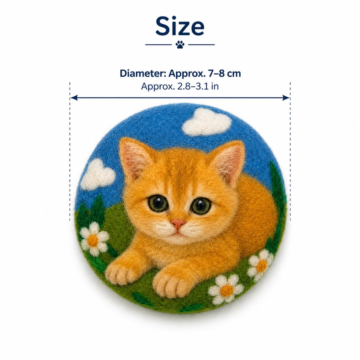 Custom Pet Wool Felt Fridge Magnet