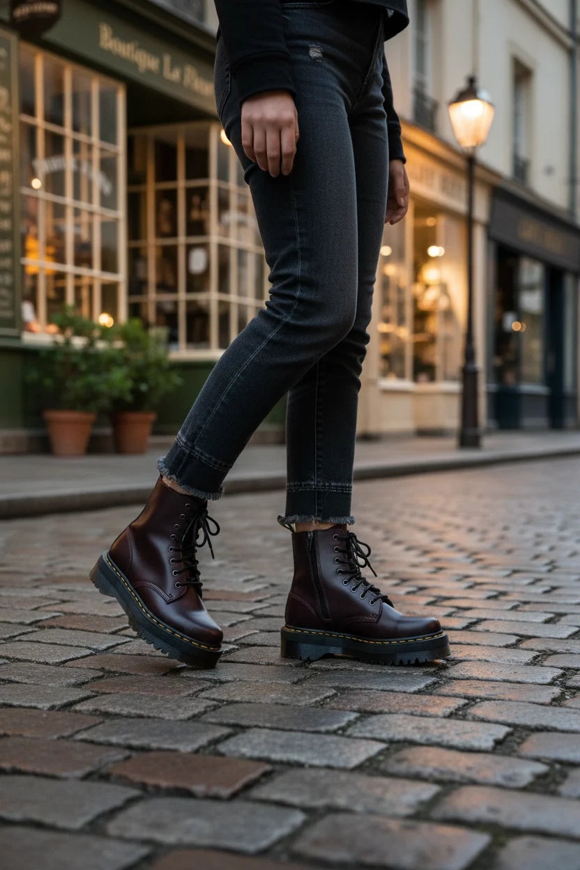Gold UK Store Dr. Martens JADON - Lace-up ankle boots - burgundy Gold UK Store