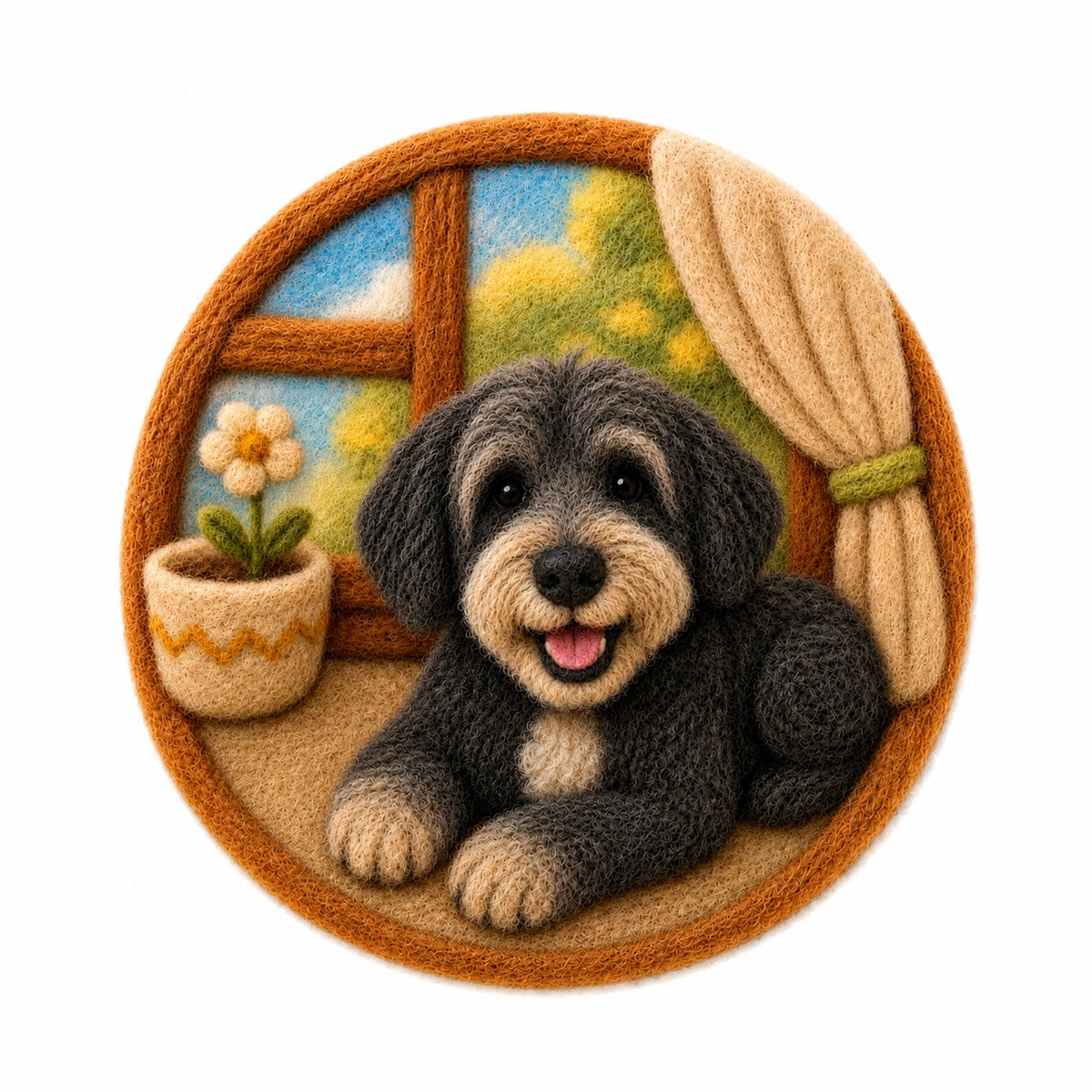 Custom Pet Wool Felt Fridge Magnet